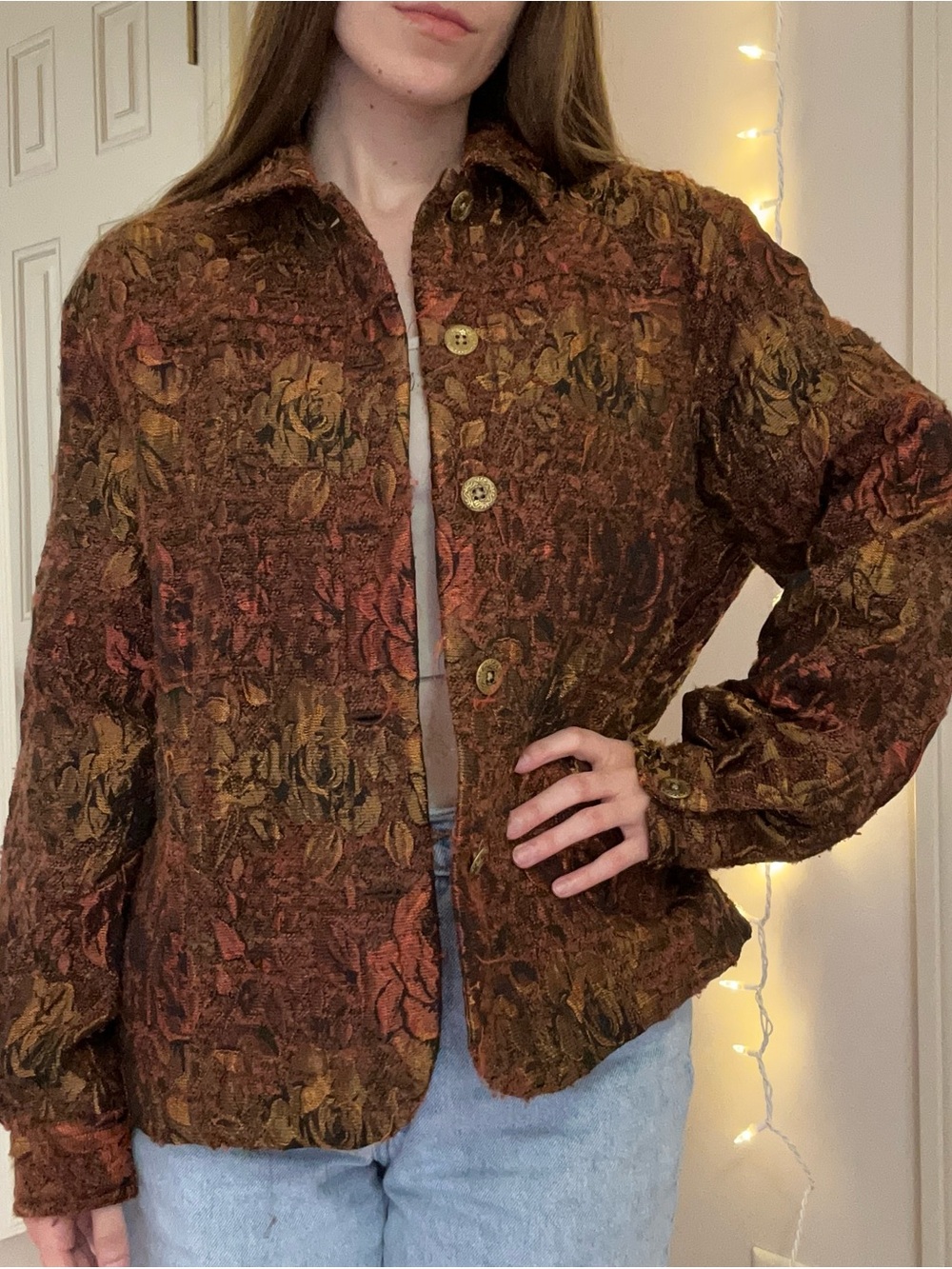 Fall Colored Button Up Jacket